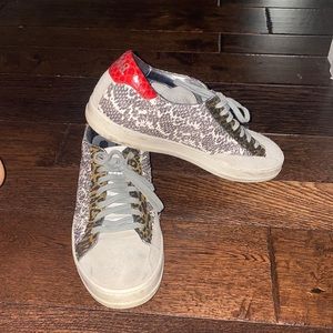 P448 snake/cheetah leather with original box